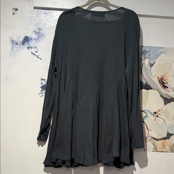 Free People Charcoal Midi Dress - Picture 4 of 5